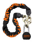 KRYPTONITE candado de bicicleta - MESSENGER - naranja/negro