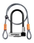 KRYPTONITE candado de bicicleta - KRYPTOLOK MINI-7 - plateado/negro