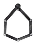 KRYPTONITE candado de bicicleta - KEEPER 585 FOLDABLE LOCK - negro