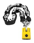 KRYPTONITE candado de bicicleta - NEW YORK LEGEND 1515  - blanco/amarillo/negro