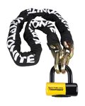KRYPTONITE candado de bicicleta - NEW YORK FAHGETTABOUDIT  - blanco/amarillo/negro