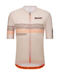 SANTINI jersey de manga corta - IDEA - beige