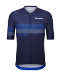 SANTINI jersey de manga corta - IDEA - azul