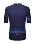 SANTINI jersey de manga corta - IDEA - azul