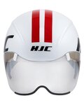 HJC casco - ADWATT - blanco/rojo