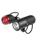 KNOG juego de luces - PLUGGER TWINPACK - negro