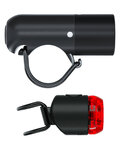 KNOG juego de luces - PLUGGER TWINPACK - negro