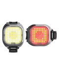 KNOG juego de luces - BLINDER MINI SQUARE - amarillo/rojo