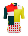 SANTINI jersey de manga corta - TDF FAN COMBO - blanco/rojo/amarillo/verde