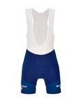 SANTINI pantalones cortos de tirantes - LIDL TREK - azul