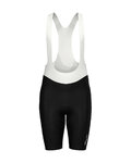 SANTINI pantalones cortos de tirantes - AERO RACE - negro
