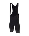 SANTINI pantalones cortos de tirantes - ADAPT SHELL - negro
