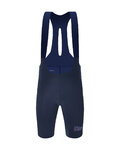 SANTINI pantalones cortos de tirantes - UNICO EDGE - azul