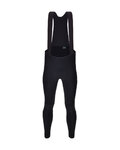 SANTINI pantalones largos con tirantes - CARGO - negro
