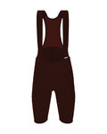 SANTINI pantalones cortos de tirantes - RTR - marrón