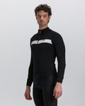 SANTINI maillot de invierno de manga larga - ADAPT WOOL - negro