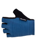 SANTINI guantes de dedos cortos - TACT - azul
