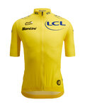 SANTINI jersey de manga corta - FAN TDF LEADER - amarillo