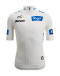 SANTINI jersey de manga corta - TDF FAN BEST YOUNG RIDER - blanco