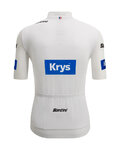 SANTINI jersey de manga corta - TDF FAN BEST YOUNG RIDER - blanco