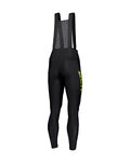 SCOTT pantalones largos con tirantes - RC PRO W/O PAD - negro/amarillo