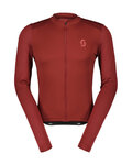 SCOTT maillot de verano de manga larga - ENDURANCE 10 - granate