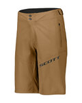 SCOTT pantalones cortos sin tirantes - ENDURANCE LS/FIT W/PAD - beige
