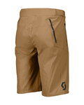 SCOTT pantalones cortos sin tirantes - ENDURANCE LS/FIT W/PAD - beige