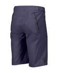 SCOTT pantalones cortos sin tirantes - ENDURANCE LS/FIT W/PAD - púrpura