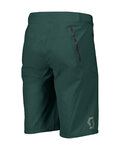 SCOTT pantalones cortos sin tirantes - ENDURANCE LS/FIT W/PAD - verde
