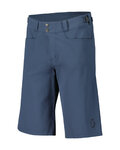 SCOTT pantalones cortos sin tirantes - TRAIL FLOW W/PAD - azul