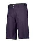 SCOTT pantalones cortos sin tirantes - TRAIL FLOW W/PAD - púrpura