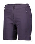 SCOTT pantalones cortos sin tirantes - ENDURANCE LS/FIT W/PAD W - púrpura
