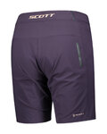 SCOTT pantalones cortos sin tirantes - ENDURANCE LS/FIT W/PAD W - púrpura