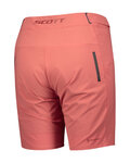 SCOTT pantalones cortos sin tirantes - ENDURANCE LS/FIT W/PAD W - rojo