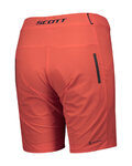 SCOTT pantalones cortos sin tirantes - ENDURANCE LS/FIT W/PAD W - rojo