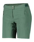 SCOTT pantalones cortos sin tirantes - ENDURANCE LS/FIT W/PAD W - verde