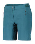 SCOTT pantalones cortos sin tirantes - ENDURANCE LS/FIT W/PAD W - azul