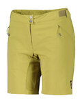 SCOTT pantalones cortos sin tirantes - ENDURANCE LS/FIT W/PAD W - verde claro