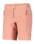 SCOTT pantalones cortos sin tirantes - ENDURANCE LS/FIT W/PAD W - rosa