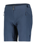 SCOTT pantalones cortos sin tirantes - ENDURANCE LS/FIT W/PAD - azul