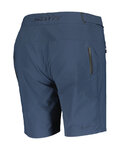 SCOTT pantalones cortos sin tirantes - ENDURANCE LS/FIT W/PAD - azul
