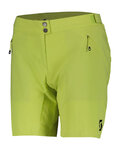 SCOTT pantalones cortos sin tirantes - ENDURANCE LS/FIT W/PAD W - amarillo