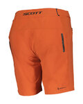 SCOTT pantalones cortos sin tirantes - ENDURANCE LS/FIT W/PAD W - naranja