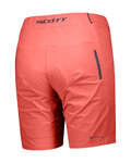 SCOTT pantalones cortos sin tirantes - ENDURANCE LS/FIT W/PAD - rojo