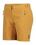 SCOTT pantalones cortos sin tirantes - ENDURANCE LS/FIT W/PAD W - beige