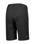 SCOTT pantalones cortos sin tirantes - TRAIL FLOW W/PAD - negro