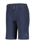 SCOTT pantalones cortos sin tirantes - TRAIL FLOW W/PAD - azul