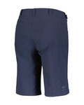 SCOTT pantalones cortos sin tirantes - TRAIL FLOW W/PAD - azul