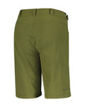SCOTT pantalones cortos sin tirantes - TRAIL FLOW W/PAD W - verde